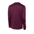 thumbnail image 2 of Gravity Threads Long-Sleeve Moisture-Wick Athletic Shirt - Maroon - 3XL, 2 of 2
