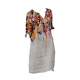 thumbnail image 1 of Ketyyh-chn99 Robe Maxi Grande Taille Jupes pour Femmes Vêtements Manche à Volants Superposition Évasée Robe Mini L,L, 1 of 5
