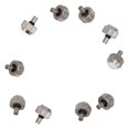 thumbnail image 3 of 10pcs Argent Montre Couronne Acier Inoxydable Tête de Montre Réparation Pièces de Rechange Accessoire pour Horloger 4mm, 3 of 14