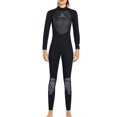 thumbnail image 1 of QualitChoice Combinaison de Plongée Haute Efficacité à Manches Longues, Maillot de Bain Doux pour la Peau, Col Ras du Cou Classique, Structure Composite à Trois Couches, Combinaison de Plongée Femme Noir TP, 1 of 6