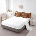 thumbnail image 3 of YST Cartoon Bookshelf 7 Piece Comforter Set King,Retro Bookcase Bed in a Bag for Kids Boys Girls,Library Books Reading Bedding Set,Educational Book Collection Sheet Set for Bedroom, 3 of 5