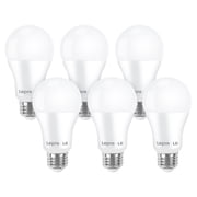 Lepro LED Light Bulbs 100W Equivalent, 14W 1500 Lumens 5000K Daylight White LED Bulb, Non-dimmable Light Bulb, A19 E26 Standard Base, 10000 Hour Lifetime, 6 Packs