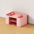 thumbnail image 3 of Desk Organizers and Accessories Desk Organizer with 2 Drawer Multi Functional Pencil for Desk Desk Organizers and Accessories with 5 Compartments Drawer for Office with Study Supplies, 3 of 6