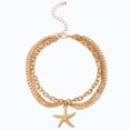 thumbnail image 2 of EGNMCR Layered Anklet Beach Heart Pendant Necklace For Womens A anklet, 2 of 2
