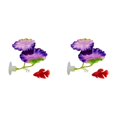 thumbnail image 1 of Aquarium Leaves Decoration For Creating Natural Habitat Spawning Breeding Environment Suitable Small Large Tanks, 7.5 cm, Purple 2Packs, 1 of 9