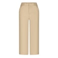 thumbnail image 4 of ShomPort Pantalon de Golf pour Femmes, Tenue de Bureau Décontractée, Ample, Extensible, Pantalon Court de Travail, Léger, Athlétique, Pantalon de Bureau, 4 of 5