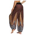 thumbnail image 2 of Pantalons pour Femmes 2024 Pantalons Amples pour Hommes et Femmes Combinaison Imprimée Rétro Pantalons de Yoga pour Femmes Taille Haute en Liquidation, 2 of 3