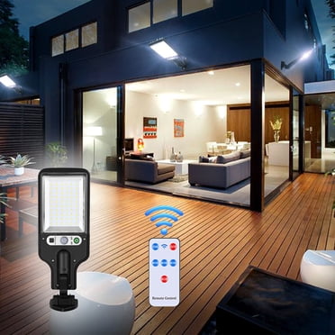 Solar Lights Outdoor,Solar Lights Outdoor,Solar Street Light, Ip65 Outdoor Solar Powered Street Lights Dusk To Dawning with Motion Sensor Led Floods Light for Parking Lot, Drive-Way