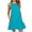1-Sky Blue dresses for women, variant on UPPADA Women Summer Casual Roundneck Dress Sleeveless High Waist Mini Dress Beach Party Sundress Loose Fit Tank Dress with Pockets Easter Dresses for Women Cheap Hot Pink,S