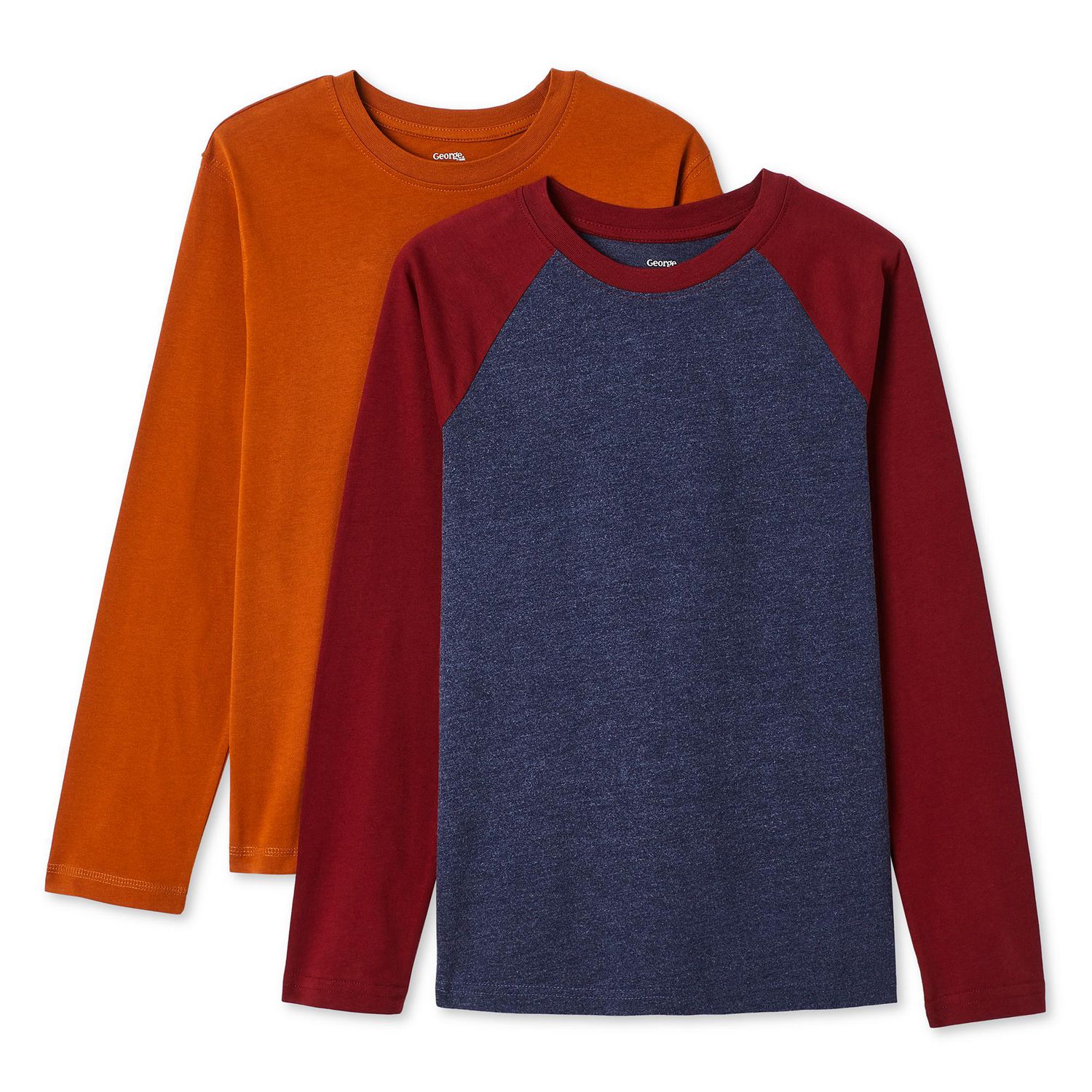 George Boys' Long Sleeve Tee 2-Pack