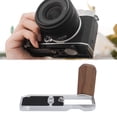 thumbnail image 4 of Handgrip L Shape Grip for XM5 Camera, Built in Quick Release Plate for Arca, Wooden Side Handle, 1/4" 20 Thread Hole, Cold Shoe, with Shutter Buttons, 4 of 7