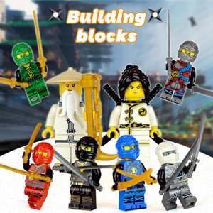 20PCS Building Blocks Toys Small Particle Blocks DIY Ninjago Doll for Children Birthday