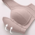 thumbnail image 5 of Full Coverage Bras for Women Bra Women Breathable No Underwire Bras Plus Size Front Closure Bralettes Comfort Full Coverage Hide Back Bras, 5 of 5
