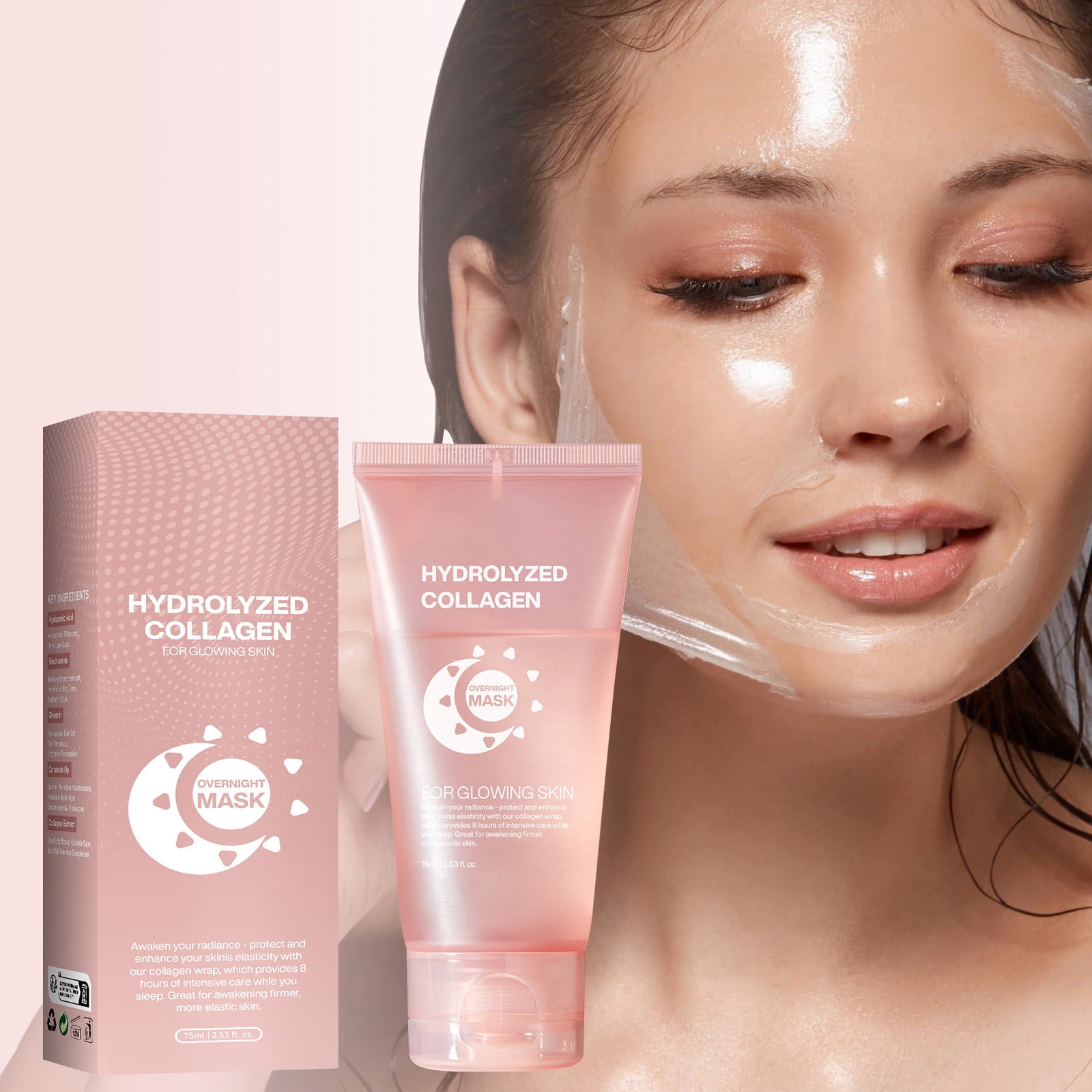 Collagen Night Wrapping Mask with Mask Applicator Peel Off