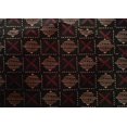 thumbnail image 4 of oneOone Cotton Silk Fabric Leaves & Geometric Block Printed Fabric 1 Yard 42 Inch Wide, 4 of 4