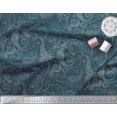 thumbnail image 2 of Soimoi Cotton Voile Fabric Floral & Paisley Printed Fabric 1 Yard 42 Inch Wide, 2 of 3