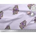 thumbnail image 3 of Soimoi Polyester Crepe Fabric Leaves & Floral Block Fabric Prints by Yard 42 Inch Wide, 3 of 3