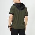 thumbnail image 4 of CEHVOM T-SHIRT à Manches Courtes pour Hommes Été Ample Extérieur Course Entraînement Physique Grand, 4 of 6