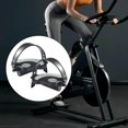 thumbnail image 1 of pitrice Exercise Bike Bicycle Pedals with Adjustable with straps replacement for Straps Short 14mm spindle, 1 of 9