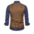 thumbnail image 3 of Mefallenssiah T-Shirts pour Hommes, Nouveau Costume Rétro Deux Pièces à Simple Boutonnage, 3 of 4