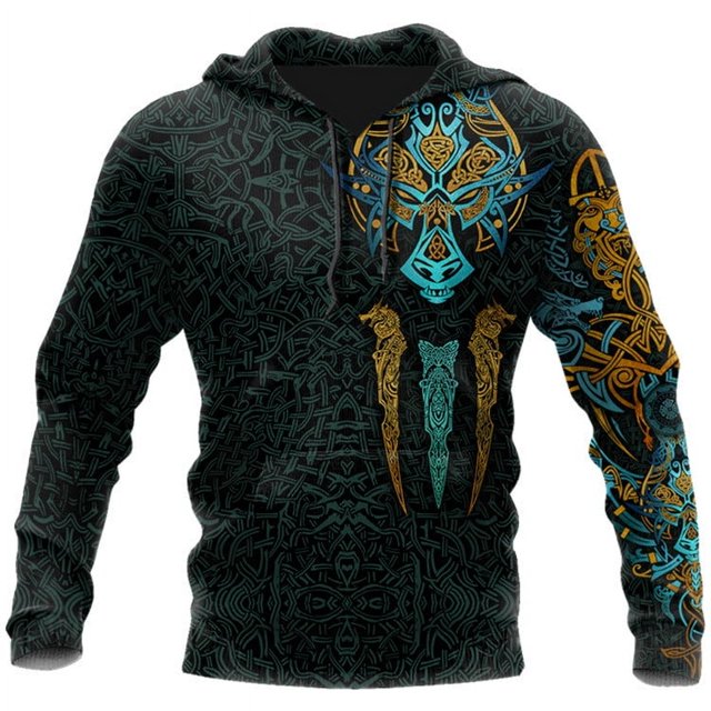Chandails à Capuchon pour Hommes, Imprimé Animal cool, Rue (F, TP)
