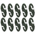 thumbnail image 4 of 10pcs S Shaped 8 Shaped Snap Keychain Hook Clip Outdoor Molle Backpack Quick Release BuckleMilitary Green, 4 of 14