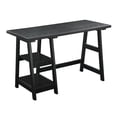 thumbnail image 1 of Convenience Concepts Designs2Go Trestle Desk in Black Wood Finish, 1 of 5