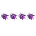 thumbnail image 2 of Valve de Tige de Roue, Capuchons de Valve de Roue à Noyau en Cuivre en Forme de Couronne, Résistants à l'Usure, 4 Pcs, Universels pour Voitures, Camions, Bicyclettes, Blanc, Rouge, Violet, Rouge Rose, 2 of 8