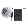 thumbnail image 3 of Smartphone Microphone, Metal Phone Noise Reduction Microphone 90 Degree Rotation Sensitive Sound Pickup  For Home 3.5mm -22db±3db, 3 of 8
