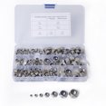 thumbnail image 1 of 175pcs/set M3-M12 Stainless Steel Lock Nut Assortment Self-locking Nylon Lock Nut, 1 of 8