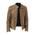 thumbnail image 1 of Youkk Stay Cozy And Protected Cotton Motorcycle Jacket For Men Multi Front Pockets khaki XXL, 1 of 6
