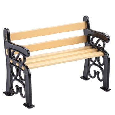 Meubles Miniatures pour Maison de Poupée Chaise Jouet Accessoire avec Pieds en Alliage Durable pour Maison de Poupée Échelle 1/12