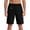 Black, variant on Qholemyo Men's Work Shorts Casual Relaxed Fit Lightweight Bermuda Shorts Elastic Waistband Pockets Business Shorts