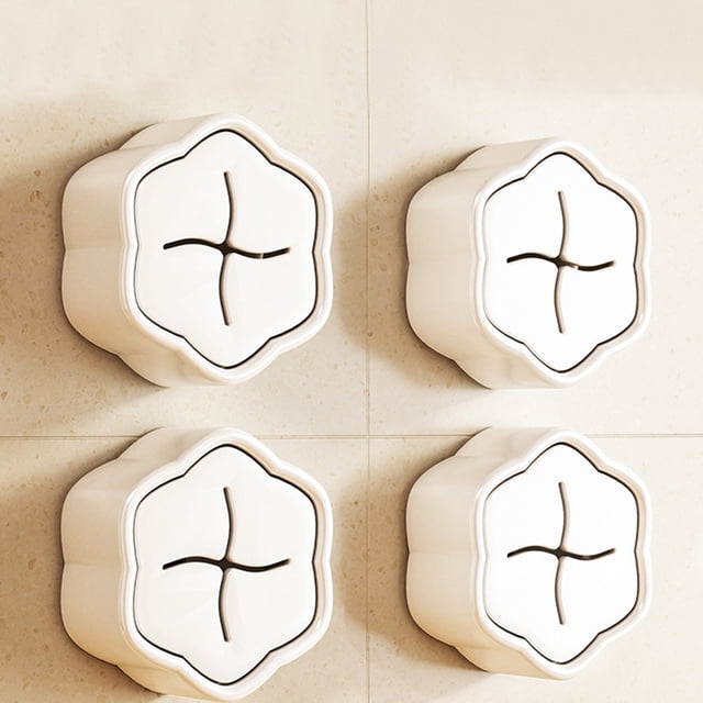 Non Punched Towels Cloths Storage Plugs Household Kitchen Bathroom Wall Adhesive Hooks Door Hooks Rear Hooks 4 PCS
