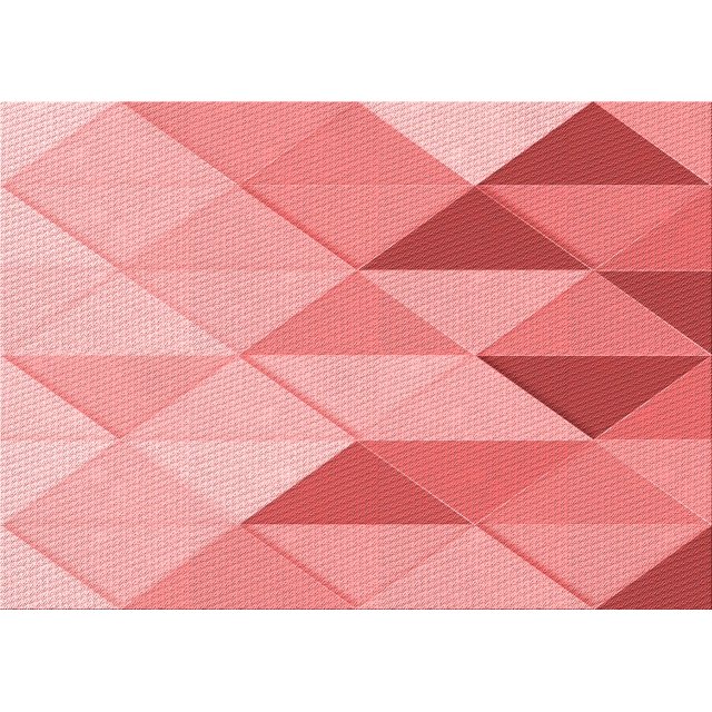 Ahgly Tapis Rectangulaire Lavable en Machine Intérieur Transitionnel Rose Pastel, 7 Pieds x 10 Pieds