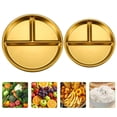 thumbnail image 4 of Chmadoxn Assiettes Assiettes de Souper Compartimentées en Acier Inoxydable 304 Assiette de Souper 20 cm, 4 of 6
