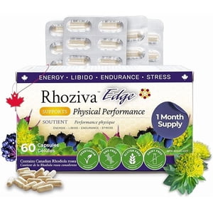 Horny Goat Weed Supplement for Men & Women - Maca, Rhodiola Rosea, Siberian Ginseng, Vitamin E & B Complex for Stamina, Vitality, Energy, Emotional Wellness & Physical Performance – 60 Count (1 Pack)
