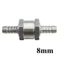 thumbnail image 1 of Huayishang 8mm Fuel Non Return Petrol Diesel Aluminium Alloy One Way Check Valve, 1 of 2
