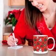 thumbnail image 4 of Aqestyerly Christmas Inflatable Mug Snowman Santa Mug Puffy Coffee Mug Press Gift Holiday Ceramic Mug With Handle HWRETIE, 4 of 5
