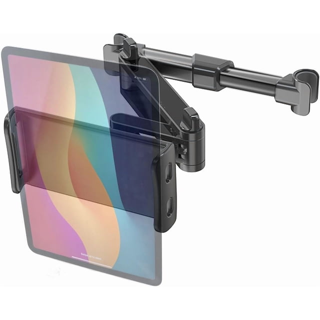 Car Tablet Holder, Headrest Mount Holder Compatible with Smartphones, Tablets with 360° Adjustable Rotating Car Back Seat Mount Holder for Devices and Tablet Between 3.5 to 11 inches