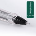 thumbnail image 3 of seebee Fountain Style Gel Pen, Replaceable Ink Sac, 0.38mm Needle Tube Tip, Transparent, 1 Count, 3 of 6