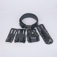 thumbnail image 3 of Garden Tool Belt Hammer Loop Multi Pockets Heavy Duty Tool Belt Black, 3 of 8