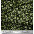 thumbnail image 2 of Soimoi Velvet Fabric Chestnut Leaves Printed Craft Fabric by The Yard 58 Inch Wide, 2 of 3