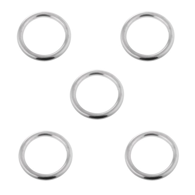 GUOOL 5PCS Seamless Stanless Steel O Anchorage Fastening Hardware 3x15mm 3 x 15mm