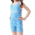 thumbnail image 1 of Teen Girls Swimsuits Rash Guard Fashion Sun Protection Long Sleeve Girls Bathing Suits Size XXXXXL, 1 of 7
