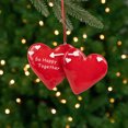 thumbnail image 1 of Roman 4.25 Pouces Amoureux "Si Heureux Ensemble" Cœurs Ornement de Noël, 1 of 6