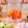 thumbnail image 1 of Multifunctional Vegetable Dicer, Hand Press Vegetable Cutter, Carrot and Potato Slicer, Manual Kitchen Dicer for Quick and Easy Meal Prep, Convenient Vegetable Cutter for Cooking, $BS$3, 1 of 8