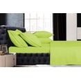 thumbnail image 3 of Mocassi 1800 Series Sheet Set 2 Pieces Pillowcases, King Size - Lime, 3 of 3
