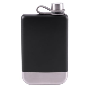 Flacon à Hanche en Acier Inoxydable 304 9 Oz Bouteille de Whisky Vin Poche à Alcool Flagon pour Cadeaux