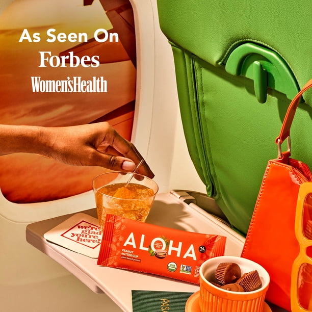 Aloha Organic Protein Bar - Plant Based Peanut Butter Cup 12 bars